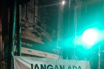 Spanduk Dukungan Moral Bela Firli Bahuri Terpasang di Beberapa Titik Lokasi di Jakarta